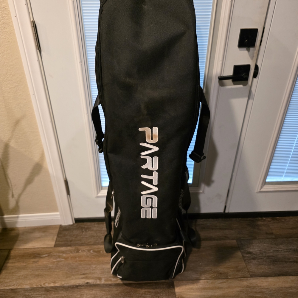 Black Travel Golf Bag